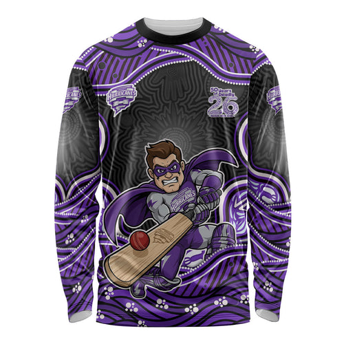 Hobart Hurricanes NAIDOC Week 2026 Long Sleeve Shirt Aboriginal Indigenous - 50 Years of Deadly