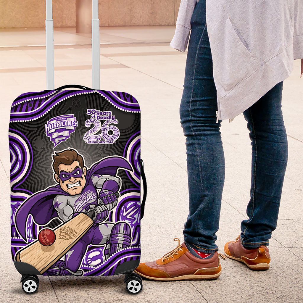 Hobart Hurricanes NAIDOC Week 2026 Luggage Cover Aboriginal Indigenous - 50 Years of Deadly