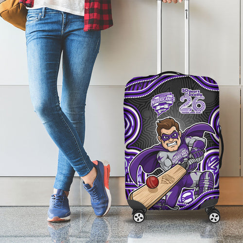 Hobart Hurricanes NAIDOC Week 2026 Luggage Cover Aboriginal Indigenous - 50 Years of Deadly