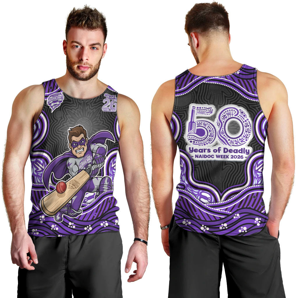 Hobart Hurricanes NAIDOC Week 2026 Men Tank Top Aboriginal Indigenous - 50 Years of Deadly