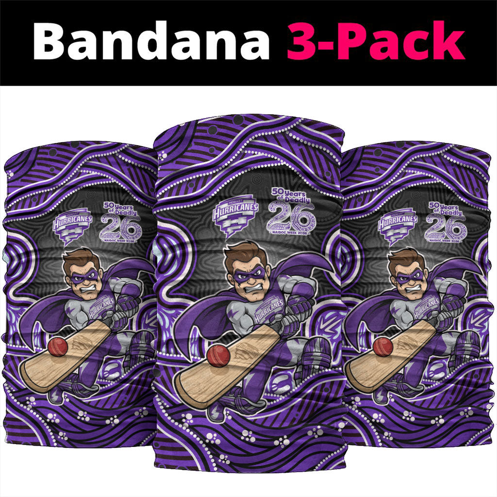 Hobart Hurricanes NAIDOC Week 2026 Neck Gaiter Aboriginal Indigenous - 50 Years of Deadly