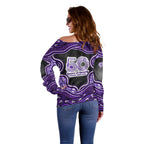 Hobart Hurricanes NAIDOC Week 2026 Off Shoulder Sweater Aboriginal Indigenous - 50 Years of Deadly