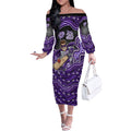 Hobart Hurricanes NAIDOC Week 2026 Off The Shoulder Long Sleeve Dress Aboriginal Indigenous - 50 Years of Deadly