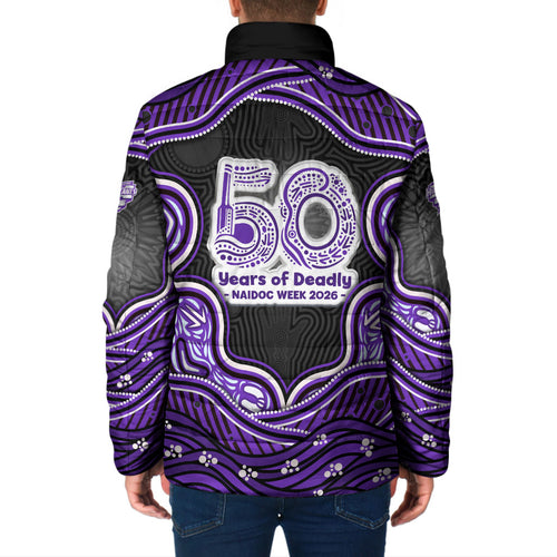 Hobart Hurricanes NAIDOC Week 2026 Padded Jacket Aboriginal Indigenous - 50 Years of Deadly