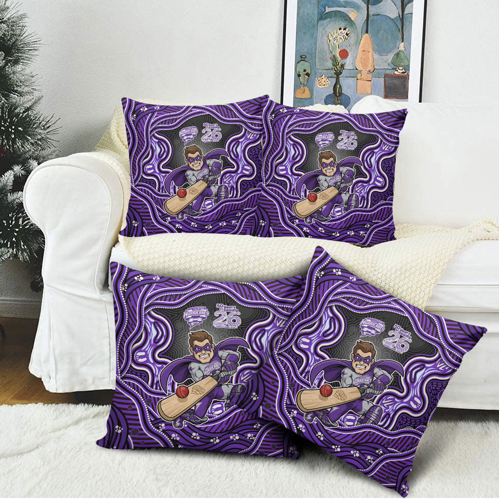 Hobart Hurricanes NAIDOC Week 2026 Pillow Cover Aboriginal Indigenous - 50 Years of Deadly