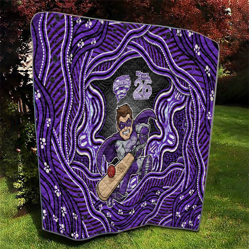 Hobart Hurricanes NAIDOC Week 2026 Quilt Aboriginal Indigenous - 50 Years of Deadly