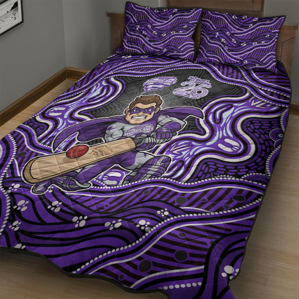 Hobart Hurricanes NAIDOC Week 2026 Quilt Bed Set Aboriginal Indigenous - 50 Years of Deadly