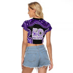 Hobart Hurricanes NAIDOC Week 2026 Raglan Cropped T Shirt Aboriginal Indigenous - 50 Years of Deadly