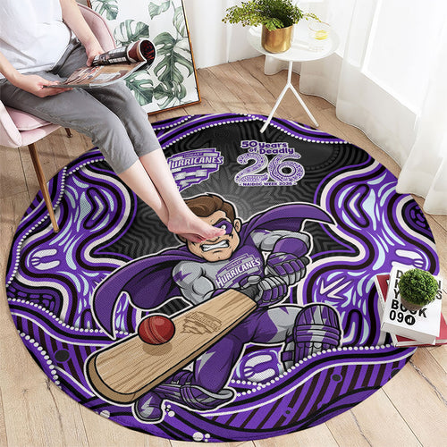 Hobart Hurricanes NAIDOC Week 2026 Round Carpet Aboriginal Indigenous - 50 Years of Deadly