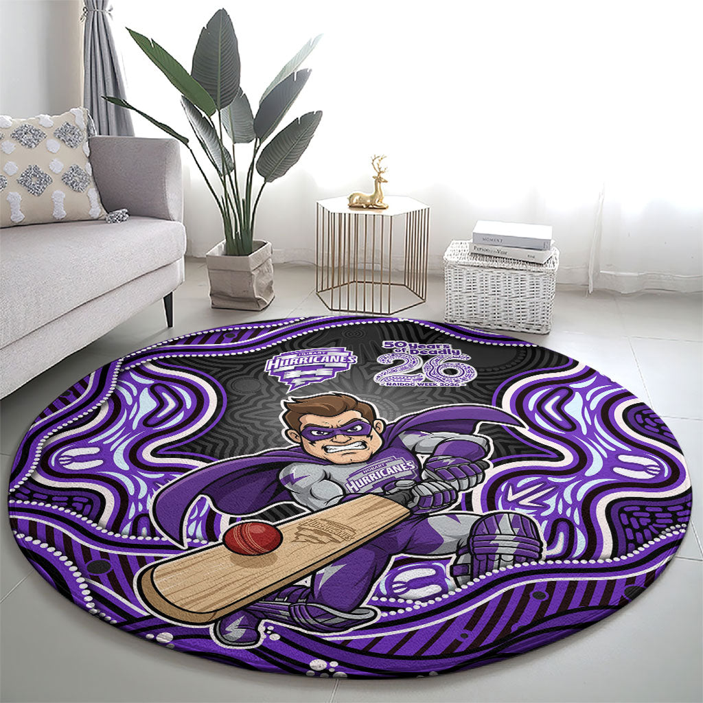 Hobart Hurricanes NAIDOC Week 2026 Round Carpet Aboriginal Indigenous - 50 Years of Deadly