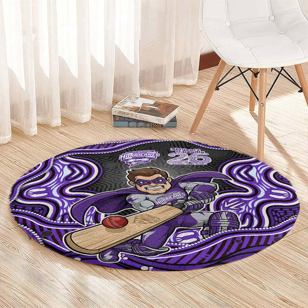 Hobart Hurricanes NAIDOC Week 2026 Round Carpet Aboriginal Indigenous - 50 Years of Deadly