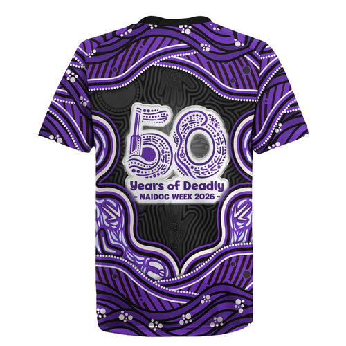 Hobart Hurricanes NAIDOC Week 2026 Rugby Jersey Aboriginal Indigenous - 50 Years of Deadly