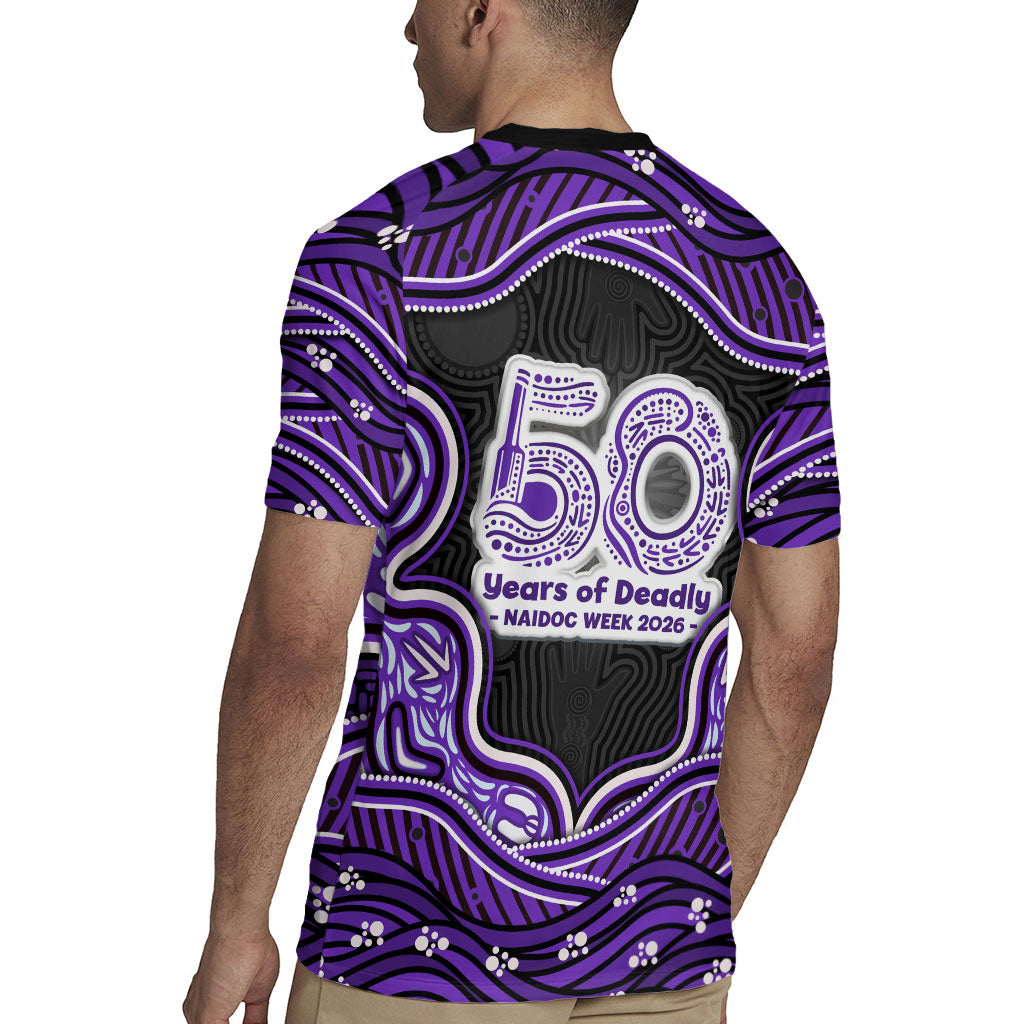 Hobart Hurricanes NAIDOC Week 2026 Rugby Jersey Aboriginal Indigenous - 50 Years of Deadly