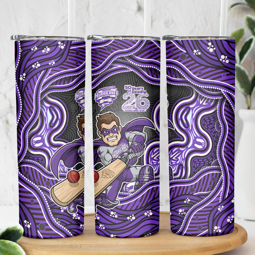 Hobart Hurricanes NAIDOC Week 2026 Skinny Tumbler Aboriginal Indigenous - 50 Years of Deadly