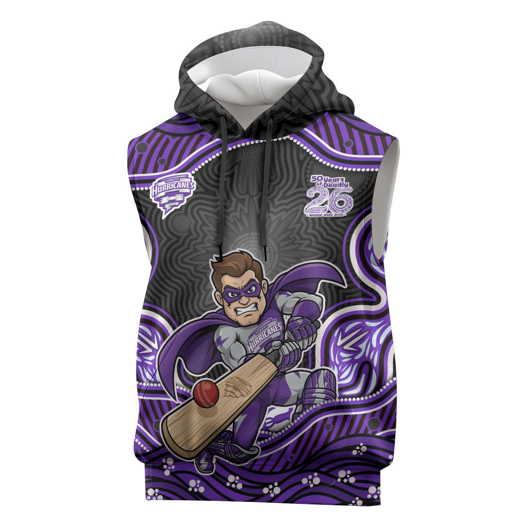 Hobart Hurricanes NAIDOC Week 2026 Sleeveless Hoodie Aboriginal Indigenous - 50 Years of Deadly