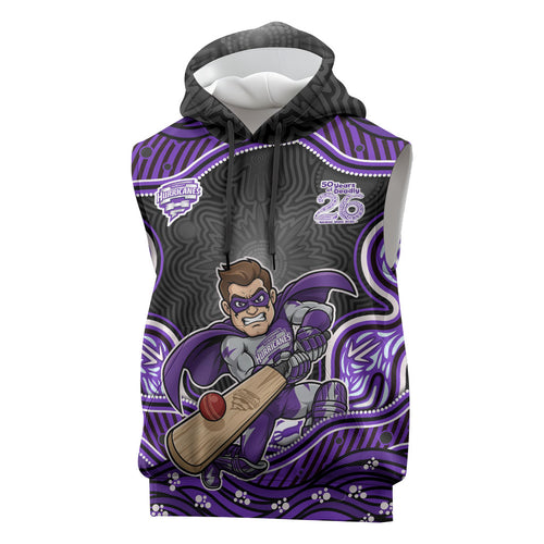 Hobart Hurricanes NAIDOC Week 2026 Sleeveless Hoodie Aboriginal Indigenous - 50 Years of Deadly