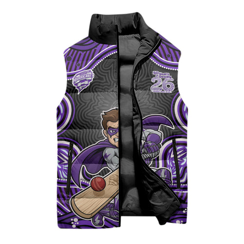 Hobart Hurricanes NAIDOC Week 2026 Sleeveless Puffer Jacket Aboriginal Indigenous - 50 Years of Deadly