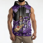 Hobart Hurricanes NAIDOC Week 2026 Sleeveless Zip Hoodie Aboriginal Indigenous - 50 Years of Deadly