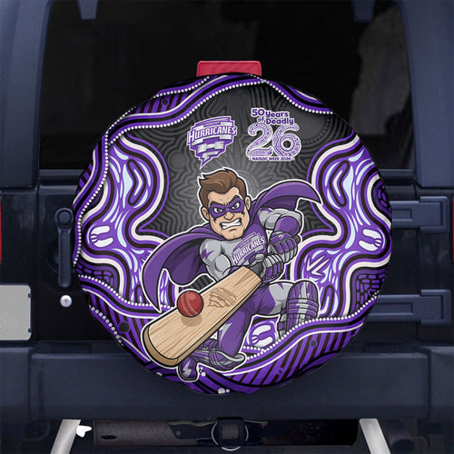 Hobart Hurricanes NAIDOC Week 2026 Spare Tire Cover Aboriginal Indigenous - 50 Years of Deadly
