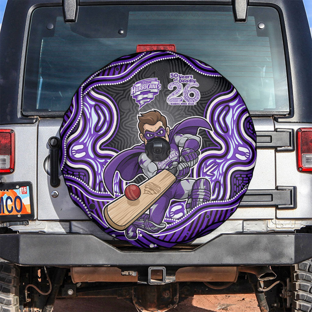 Hobart Hurricanes NAIDOC Week 2026 Spare Tire Cover Aboriginal Indigenous - 50 Years of Deadly