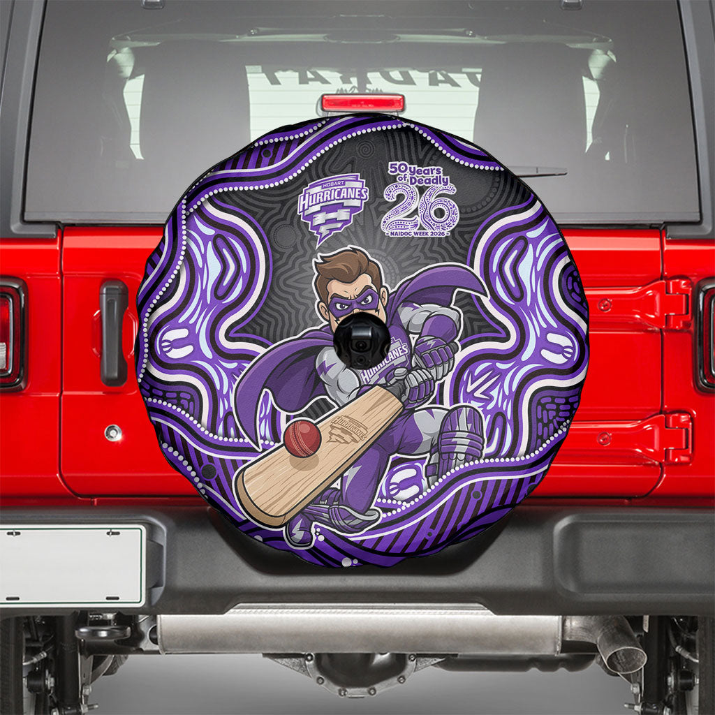 Hobart Hurricanes NAIDOC Week 2026 Spare Tire Cover Aboriginal Indigenous - 50 Years of Deadly