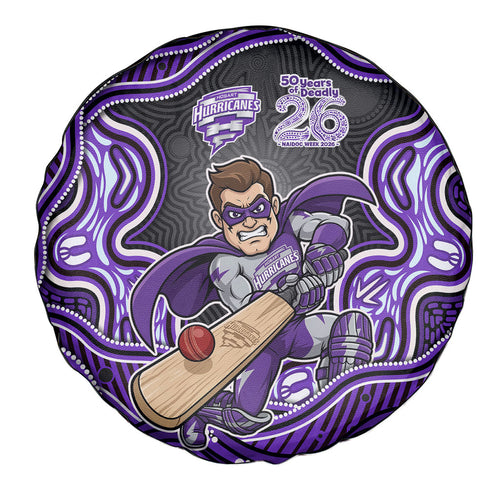 Hobart Hurricanes NAIDOC Week 2026 Spare Tire Cover Aboriginal Indigenous - 50 Years of Deadly