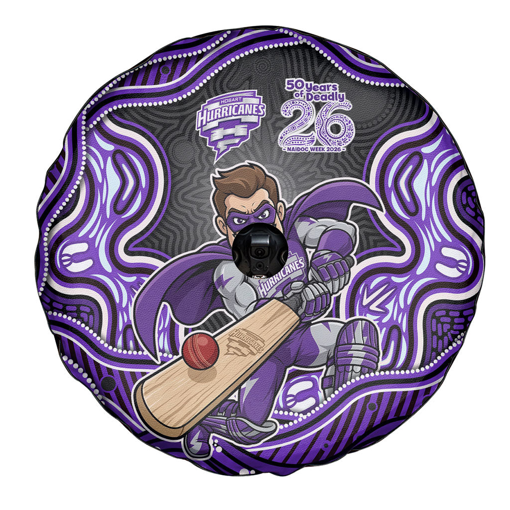 Hobart Hurricanes NAIDOC Week 2026 Spare Tire Cover Aboriginal Indigenous - 50 Years of Deadly