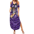 Hobart Hurricanes NAIDOC Week 2026 Summer Maxi Dress Aboriginal Indigenous - 50 Years of Deadly
