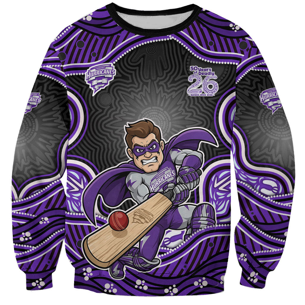 Hobart Hurricanes NAIDOC Week 2026 Sweatshirt Aboriginal Indigenous - 50 Years of Deadly