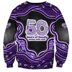 Hobart Hurricanes NAIDOC Week 2026 Sweatshirt Aboriginal Indigenous - 50 Years of Deadly
