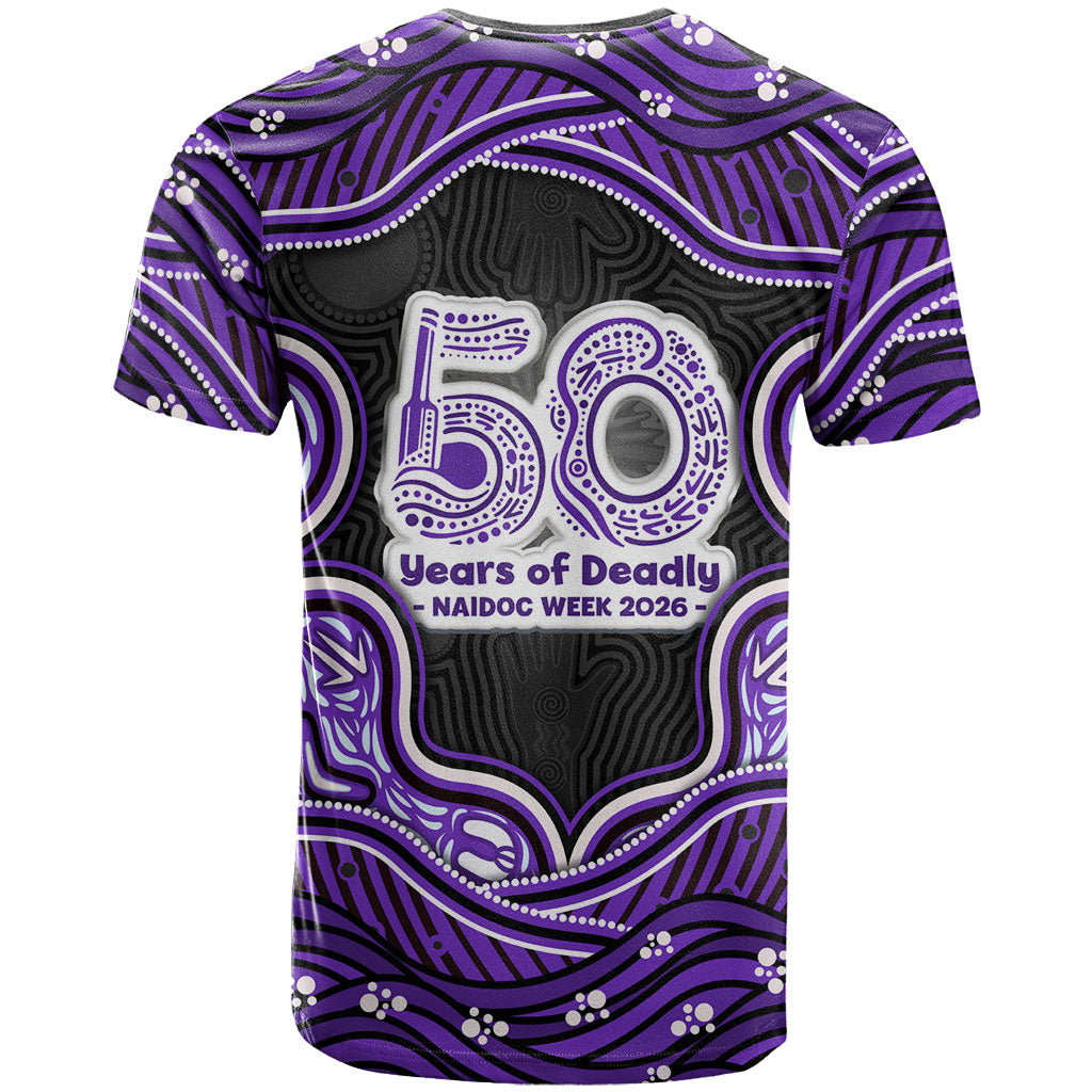 Hobart Hurricanes NAIDOC Week 2026 T Shirt Aboriginal Indigenous - 50 Years of Deadly