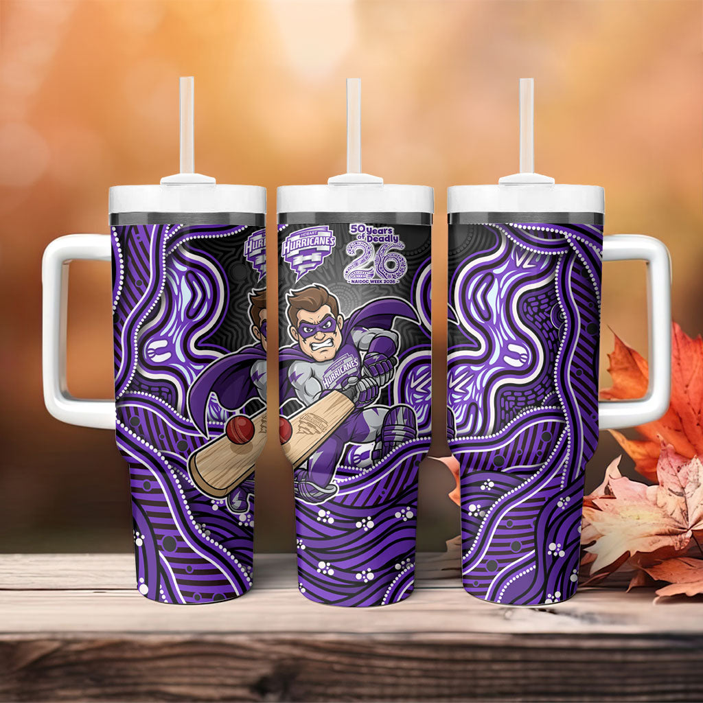Hobart Hurricanes NAIDOC Week 2026 Tumbler With Handle Aboriginal Indigenous - 50 Years of Deadly