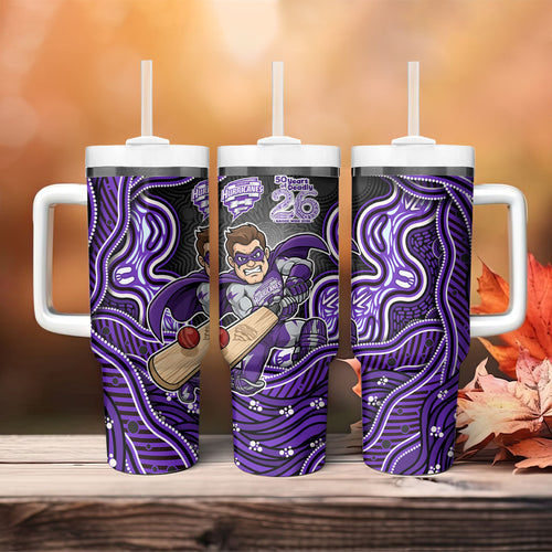 Hobart Hurricanes NAIDOC Week 2026 Tumbler With Handle Aboriginal Indigenous - 50 Years of Deadly