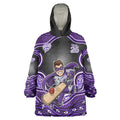Hobart Hurricanes NAIDOC Week 2026 Wearable Blanket Hoodie Aboriginal Indigenous - 50 Years of Deadly