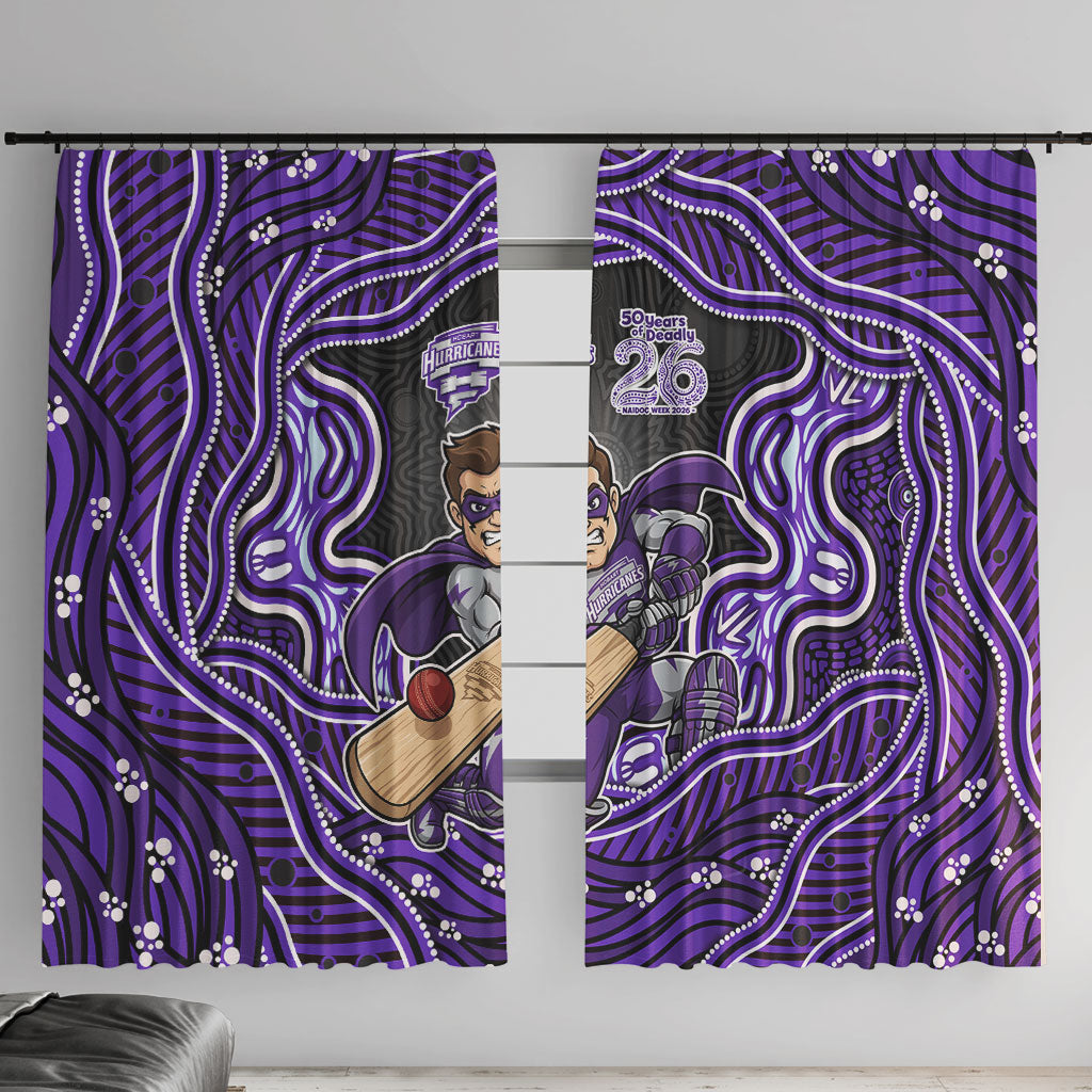 Hobart Hurricanes NAIDOC Week 2026 Window Curtain Aboriginal Indigenous - 50 Years of Deadly