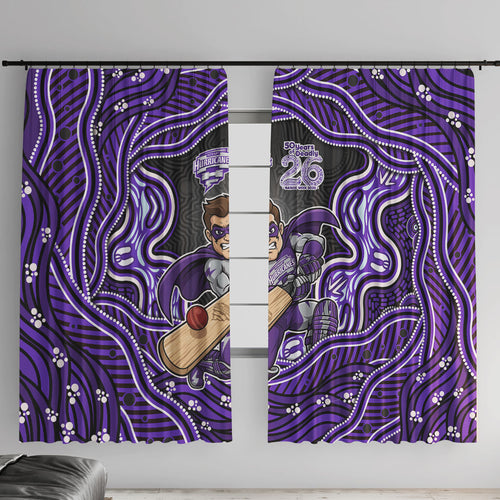 Hobart Hurricanes NAIDOC Week 2026 Window Curtain Aboriginal Indigenous - 50 Years of Deadly