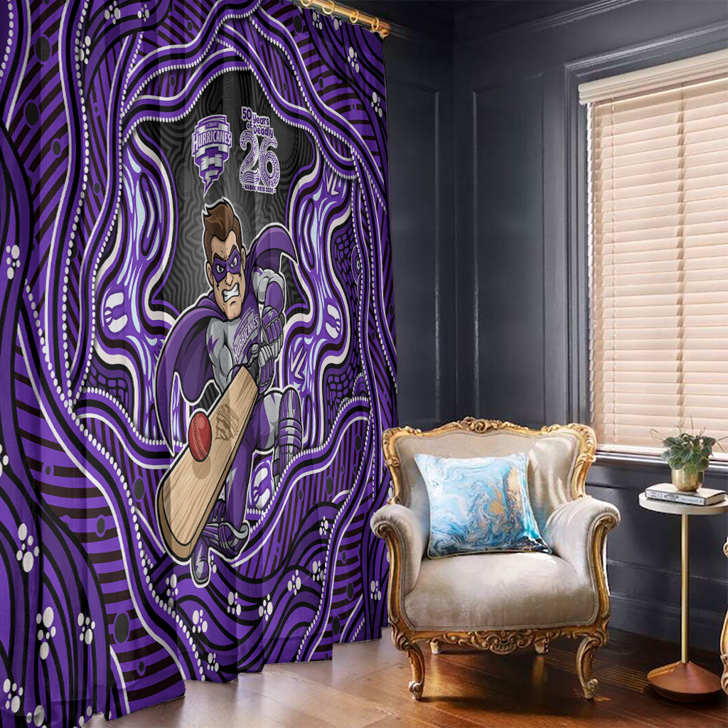 Hobart Hurricanes NAIDOC Week 2026 Window Curtain Aboriginal Indigenous - 50 Years of Deadly