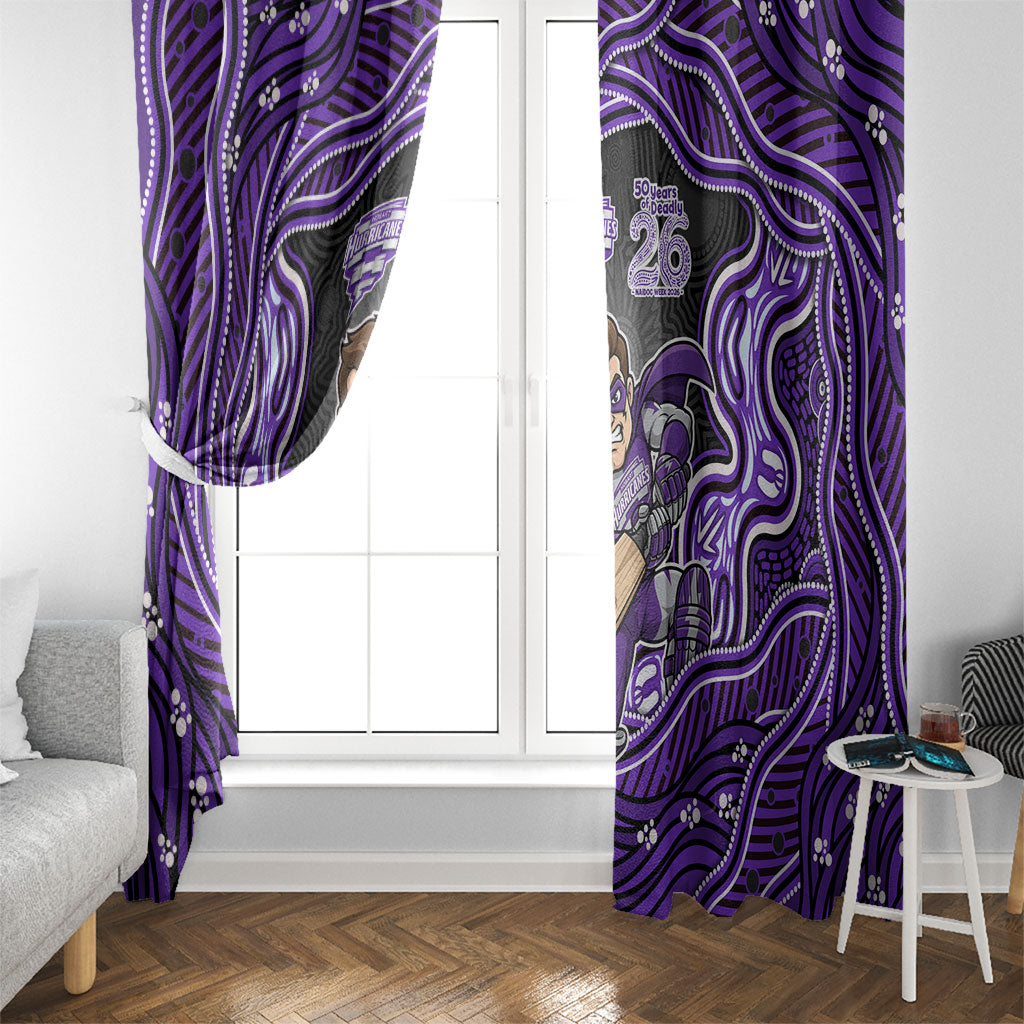 Hobart Hurricanes NAIDOC Week 2026 Window Curtain Aboriginal Indigenous - 50 Years of Deadly
