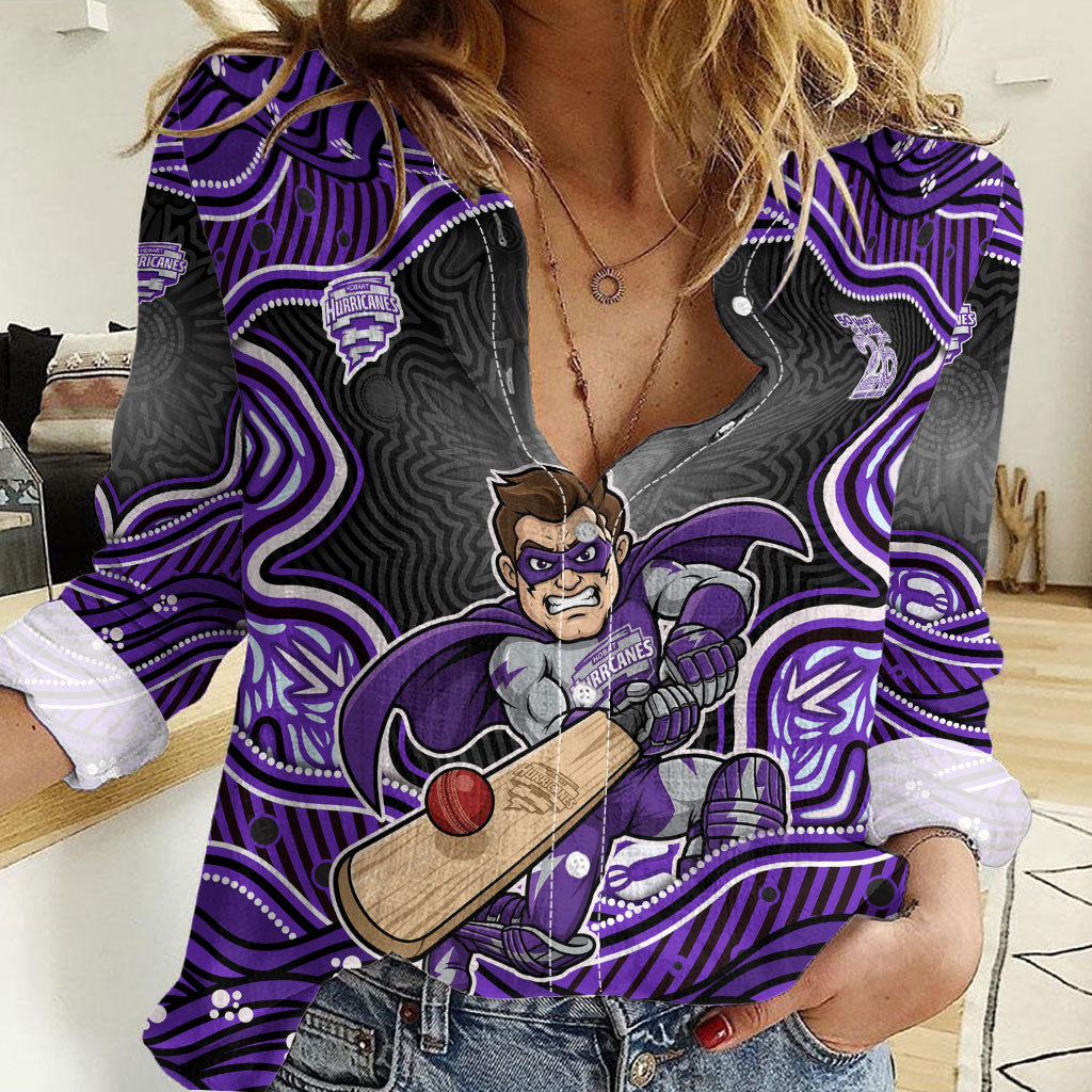 Hobart Hurricanes NAIDOC Week 2026 Women Casual Shirt Aboriginal Indigenous - 50 Years of Deadly