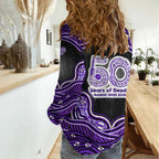Hobart Hurricanes NAIDOC Week 2026 Women Casual Shirt Aboriginal Indigenous - 50 Years of Deadly