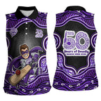 Hobart Hurricanes NAIDOC Week 2026 Women Sleeveless Polo Shirt Aboriginal Indigenous - 50 Years of Deadly