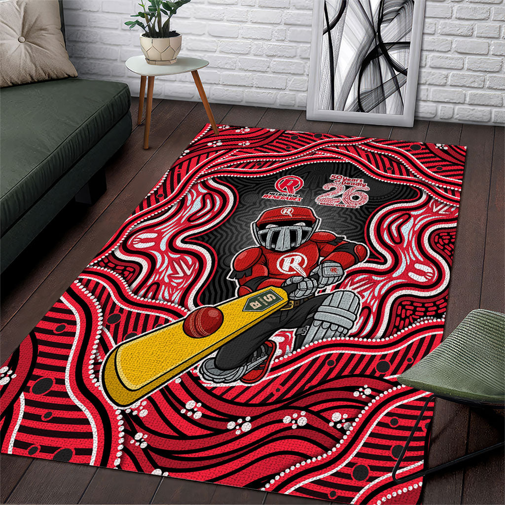 Melbourne Renegades NAIDOC Week 2026 Area Rug Aboriginal Indigenous - 50 Years of Deadly