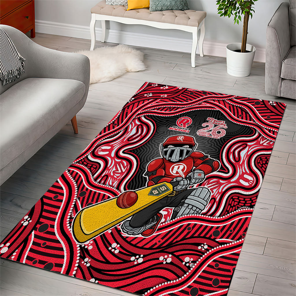 Melbourne Renegades NAIDOC Week 2026 Area Rug Aboriginal Indigenous - 50 Years of Deadly