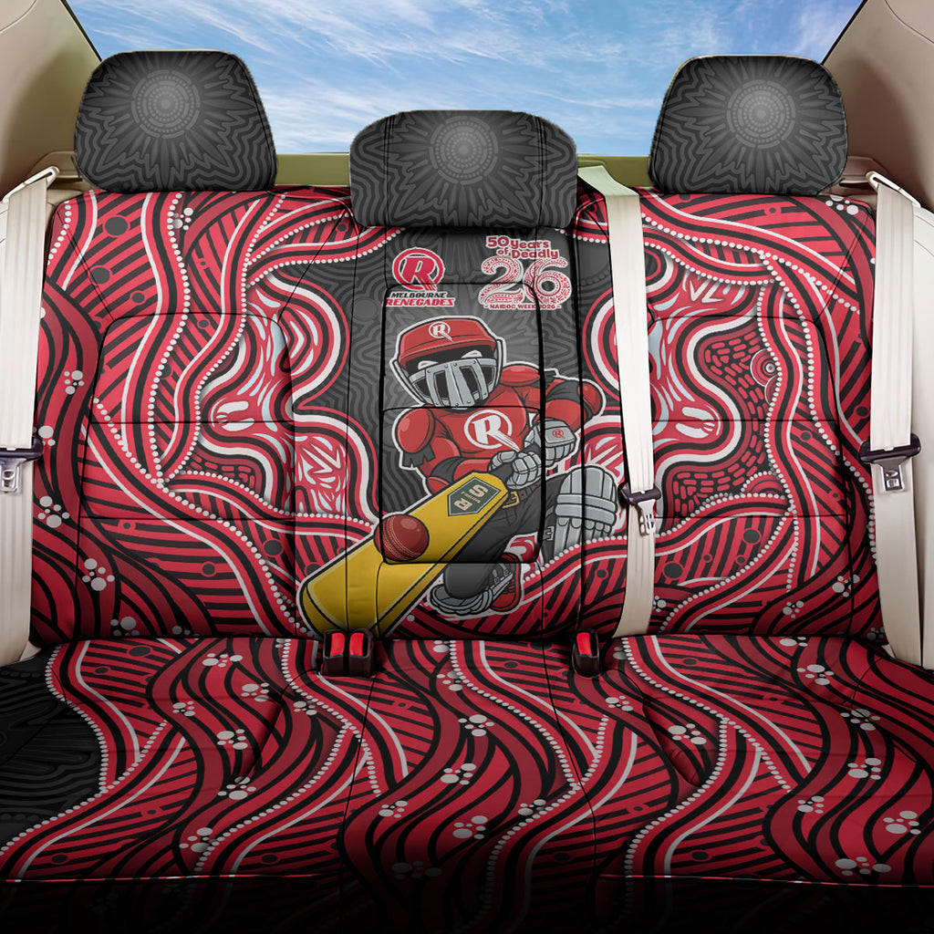 Melbourne Renegades NAIDOC Week 2026 Back Car Seat Cover Aboriginal Indigenous - 50 Years of Deadly