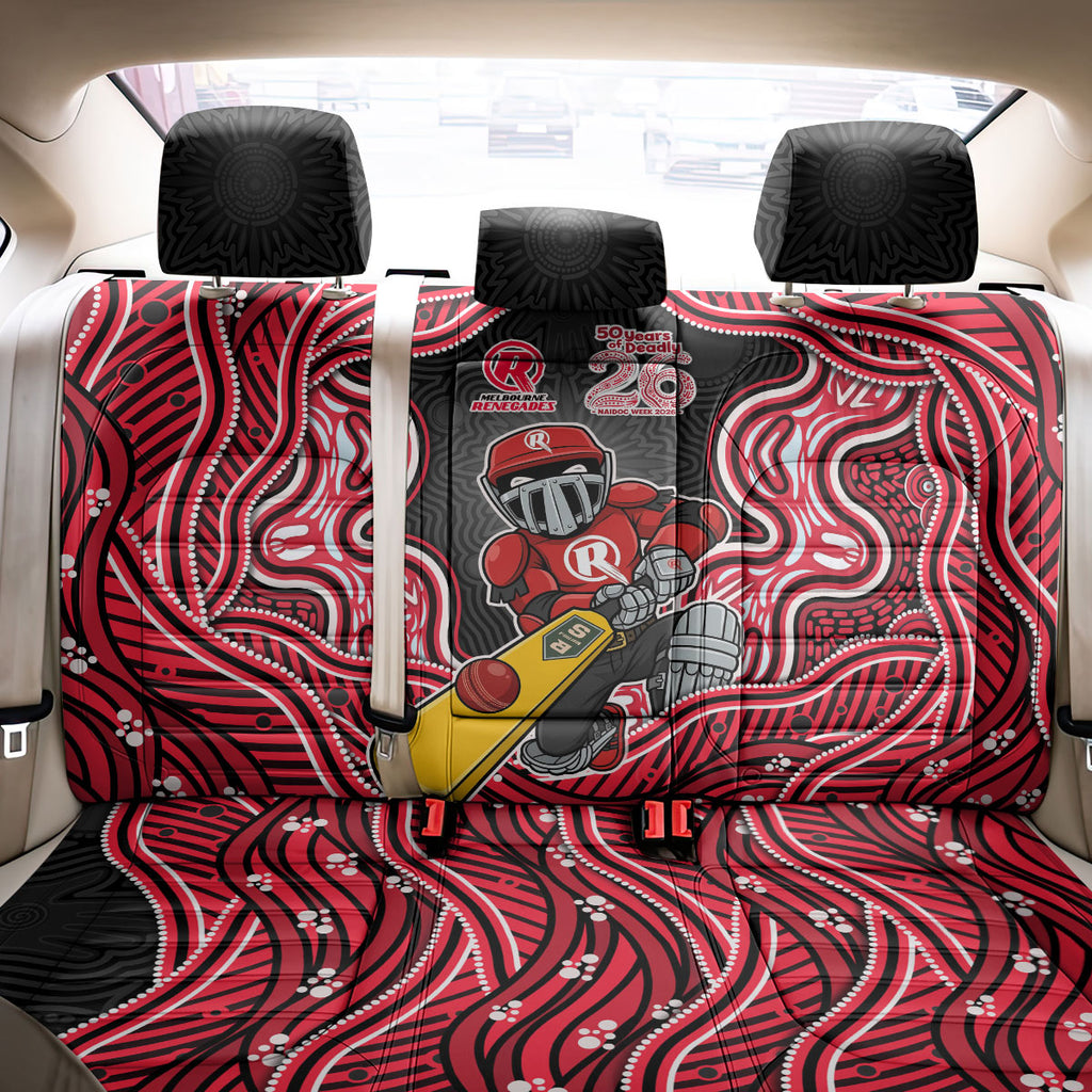 Melbourne Renegades NAIDOC Week 2026 Back Car Seat Cover Aboriginal Indigenous - 50 Years of Deadly