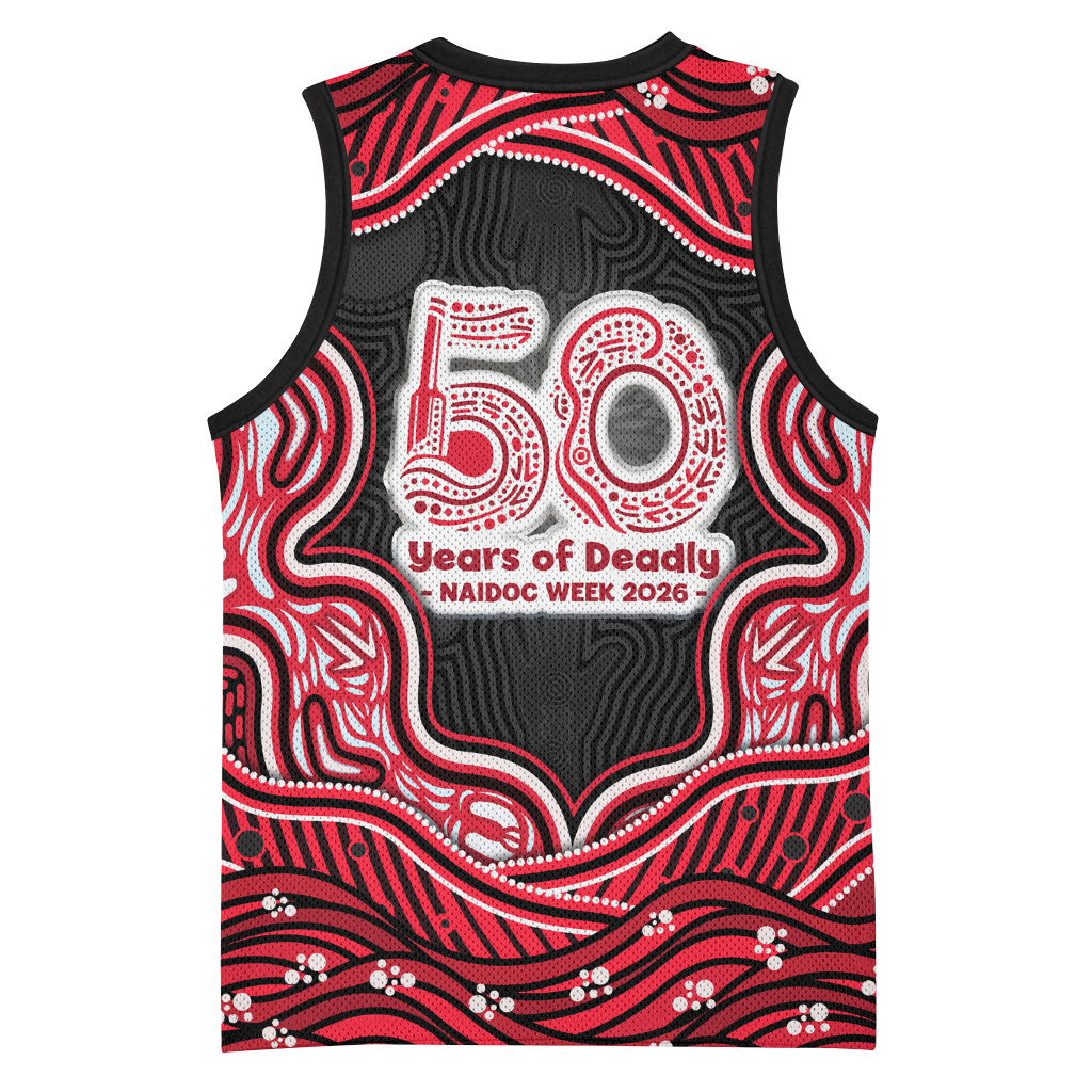 Melbourne Renegades NAIDOC Week 2026 Basketball Jersey Aboriginal Indigenous - 50 Years of Deadly