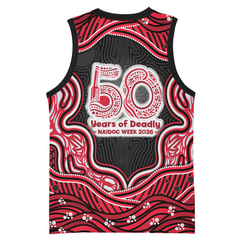 Melbourne Renegades NAIDOC Week 2026 Basketball Jersey Aboriginal Indigenous - 50 Years of Deadly