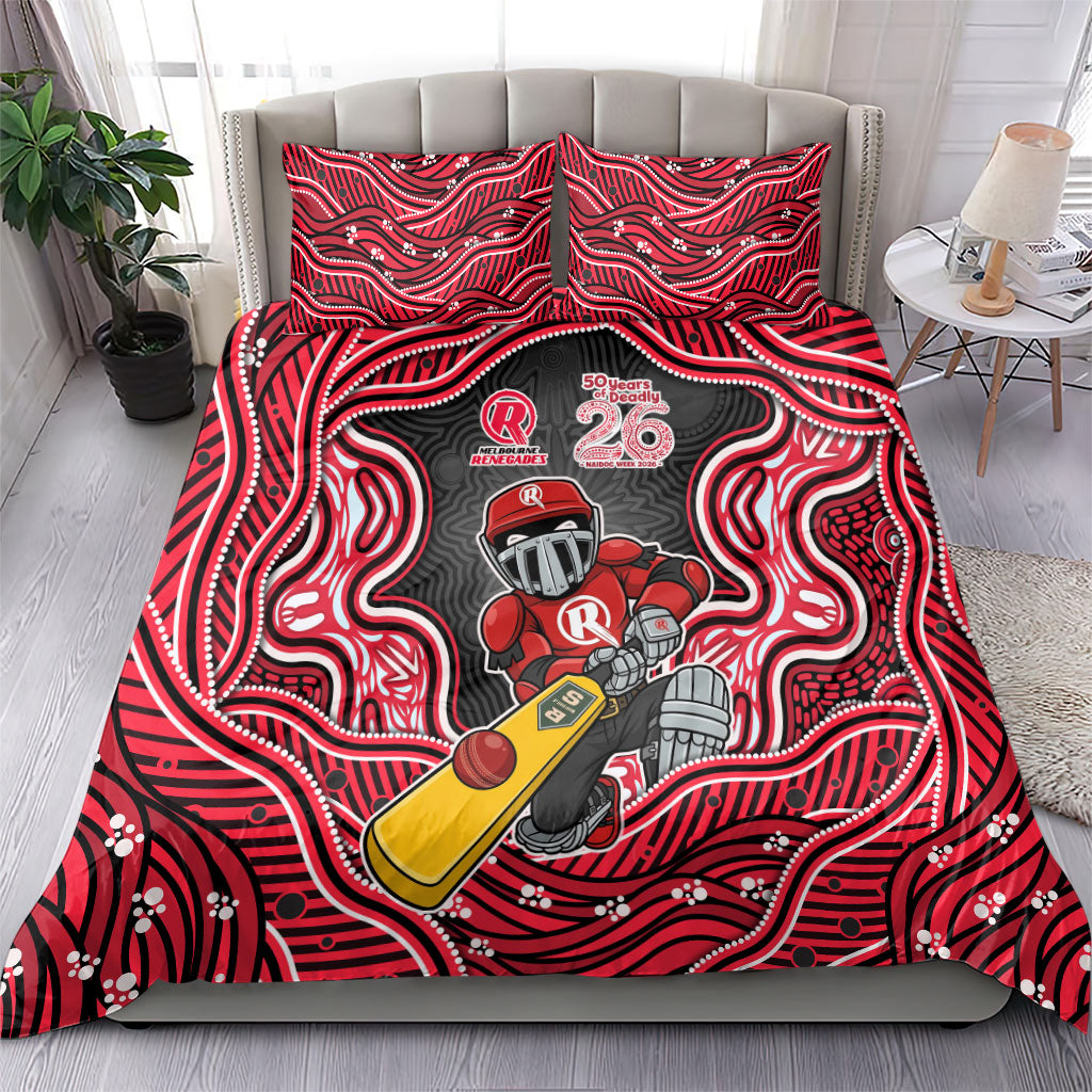 Melbourne Renegades NAIDOC Week 2026 Bedding Set Aboriginal Indigenous - 50 Years of Deadly