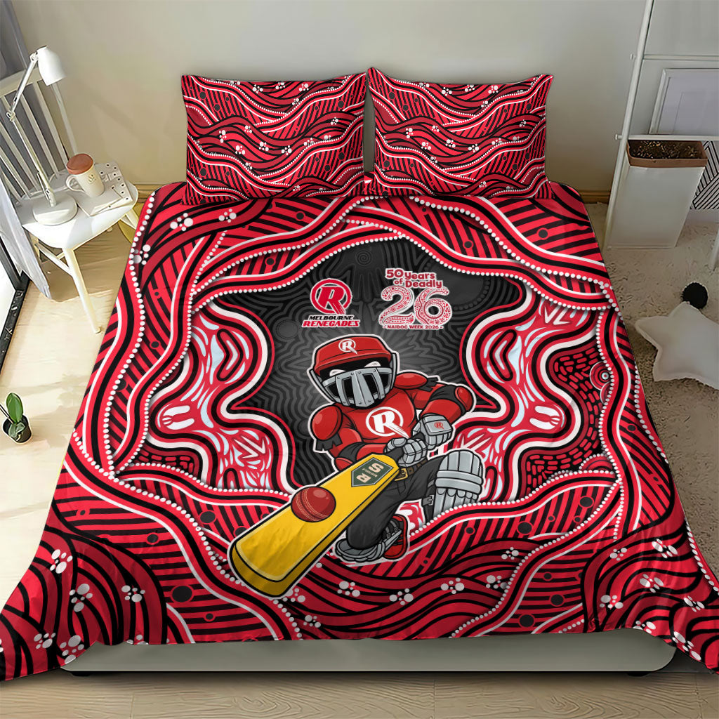 Melbourne Renegades NAIDOC Week 2026 Bedding Set Aboriginal Indigenous - 50 Years of Deadly