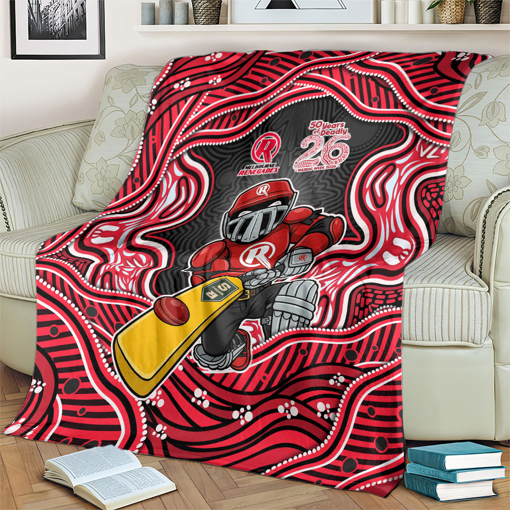 Melbourne Renegades NAIDOC Week 2026 Blanket Aboriginal Indigenous - 50 Years of Deadly
